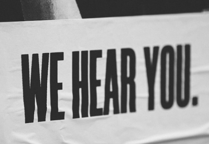 We hear you